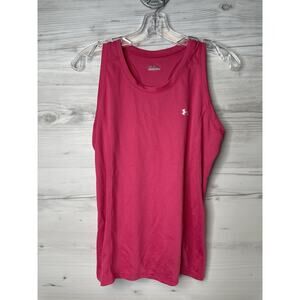 Under Armour Shirt Womens Large Sleeveless Tank Top Lightweight Athletic Gym